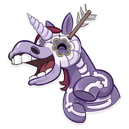 Undead Unicorn Telegram sticker pack