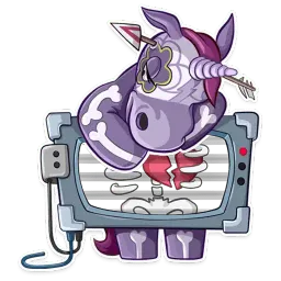 Undead Unicorn sticker 11