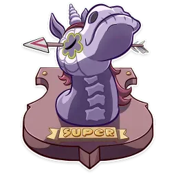 Undead Unicorn sticker 6