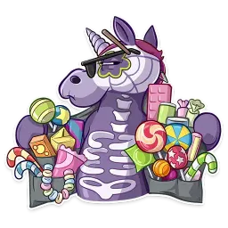Undead Unicorn sticker 7