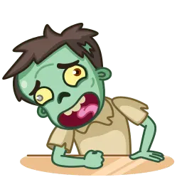 Зомби Telegram sticker pack