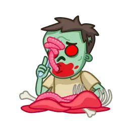 Зомби sticker 11