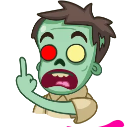 Зомби sticker 12