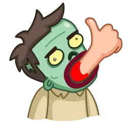 Зомби sticker 3