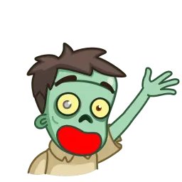 Зомби sticker 5