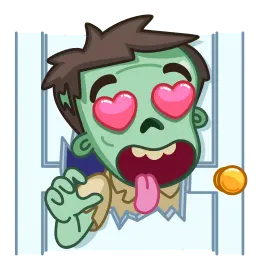 Зомби sticker 8