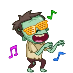 Зомби sticker 10