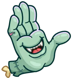 Рука зомби sticker 1