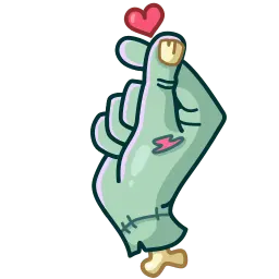 Рука зомби sticker 2