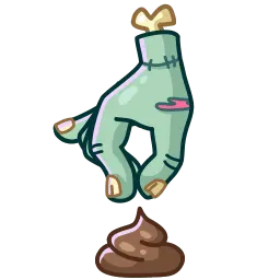 Рука зомби sticker 10