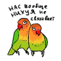Злые попугайчики sticker 7