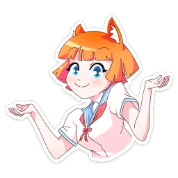 Айко-тян Telegram sticker pack
