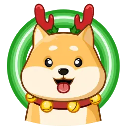 Акио — помощник Санты sticker 11