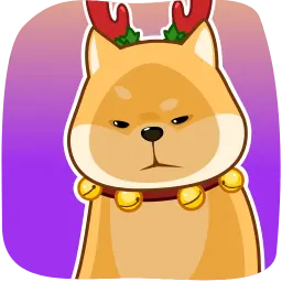 Акио — помощник Санты sticker 3