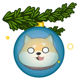 Акио — помощник Санты sticker 4