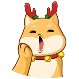 Акио — помощник Санты sticker 7