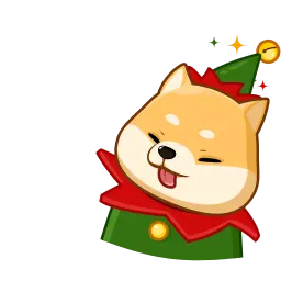 Акио — помощник Санты sticker 9