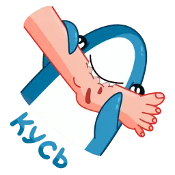 Акула sticker 4