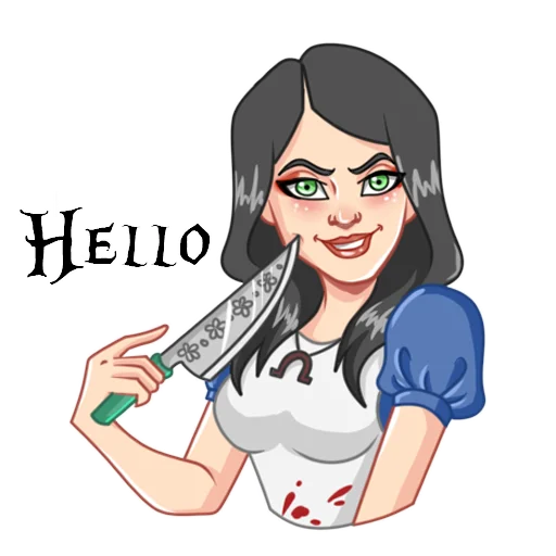 AliceMadnessReturns Telegram sticker pack