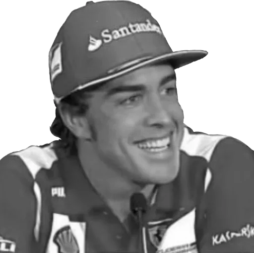 Alonso face sticker 2