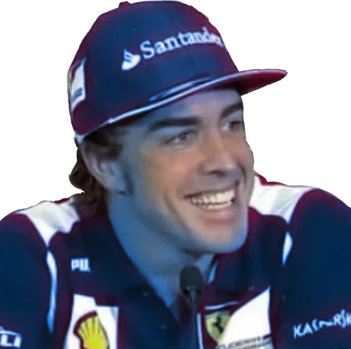 Alonso face sticker 4