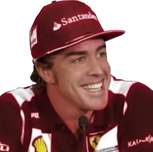 Alonso face sticker 5