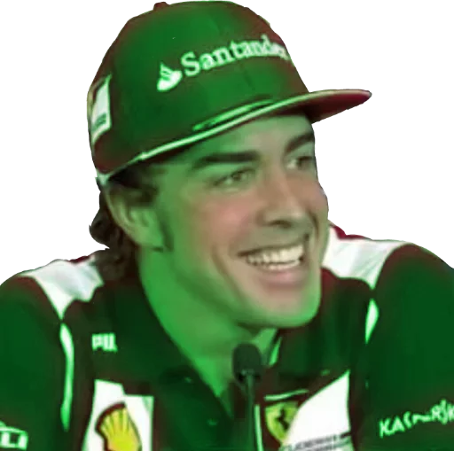 Alonso face sticker 6