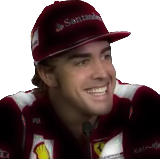 Alonso face sticker 9