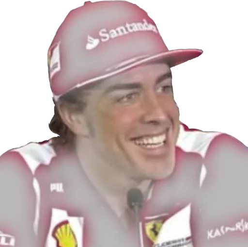 Alonso face sticker 10
