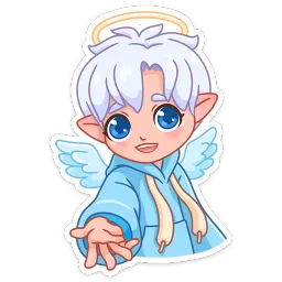 Ангел-кун Telegram sticker pack