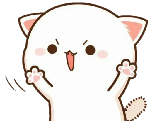Anime Cat sticker 3