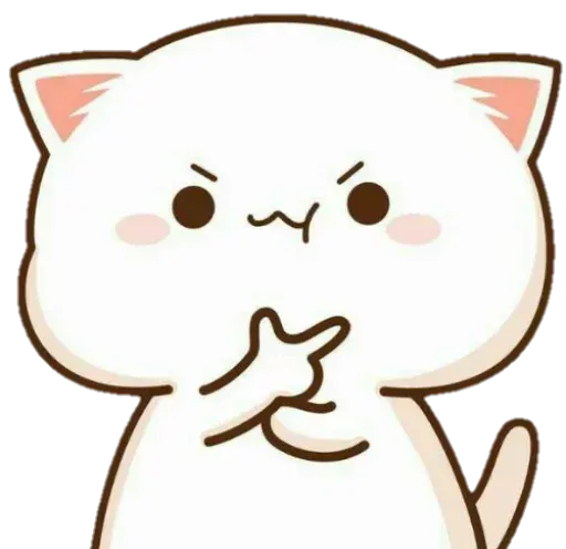 Anime Cat sticker 23