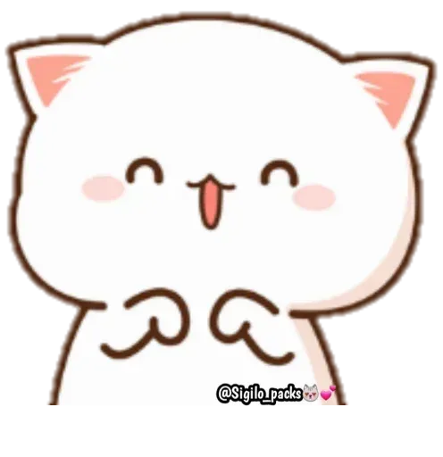 Anime Cat sticker 38