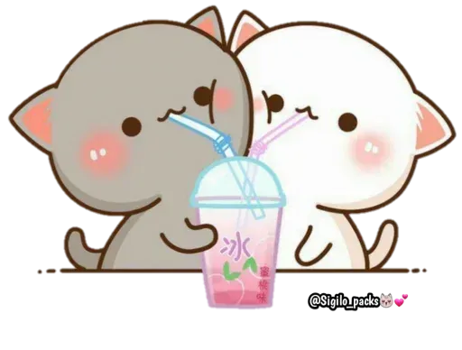 Anime Cat sticker 40