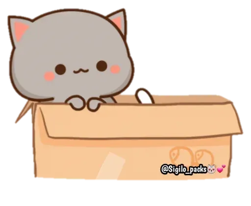 Anime Cat sticker 42
