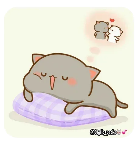 Anime Cat sticker 47