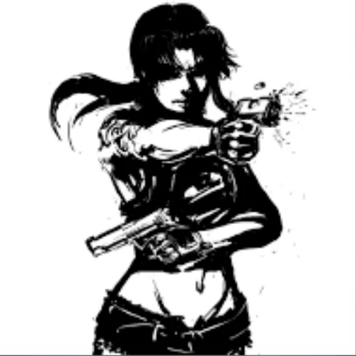 Revy and rock sticker 6