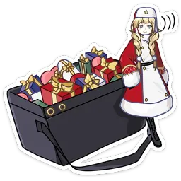 Новогодний посыльный Аня Карина Островская sticker 9