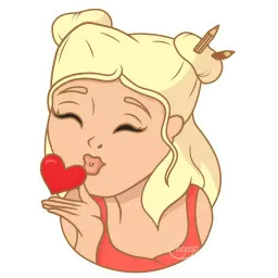 Artist girl sticker 9