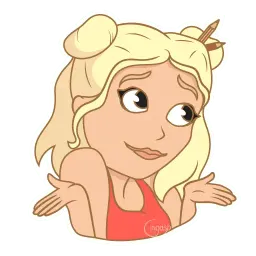 Artist girl sticker 10