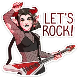Асмодея и Деймония Ника Котова Telegram sticker pack