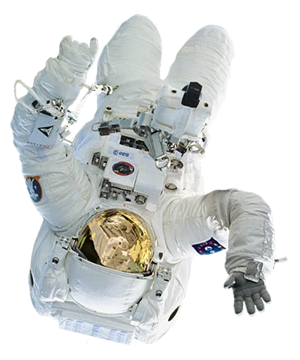 Astronautas varios sticker 4