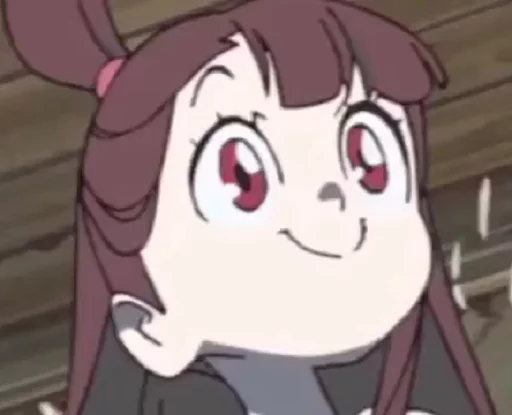 Akko Reaction Faces (By @Mafkumin) sticker 2