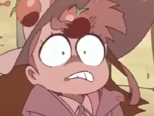 Akko Reaction Faces (By @Mafkumin) sticker 11