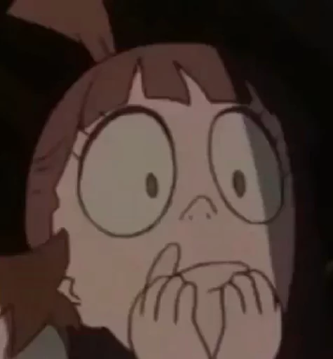 Akko Reaction Faces (By @Mafkumin) sticker 4