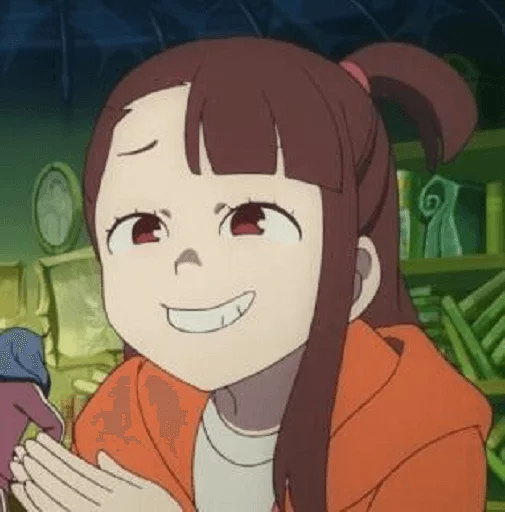 Akko Reaction Faces (By @Mafkumin) sticker 5
