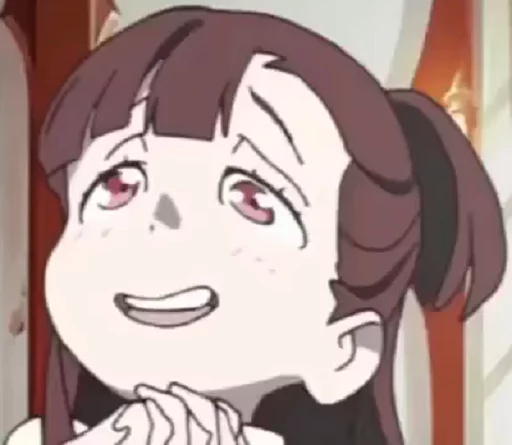 Akko Reaction Faces (By @Mafkumin) sticker 10