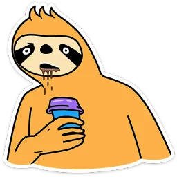 Работа без забот Константин Брилевский sticker 3