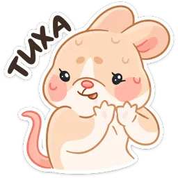 Крошка Обнимышка Анастасия Волк sticker 3