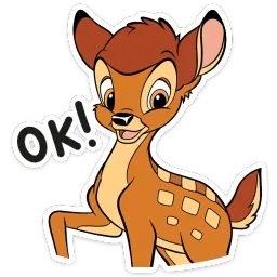 Бемби sticker 6